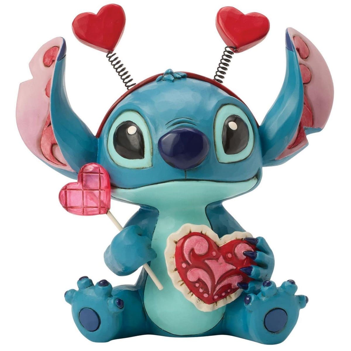 Sucker For Love Stitch Valentine  - 6017849 Jim Shore Disney Traditions Disney Figur Stitch Valentinstag