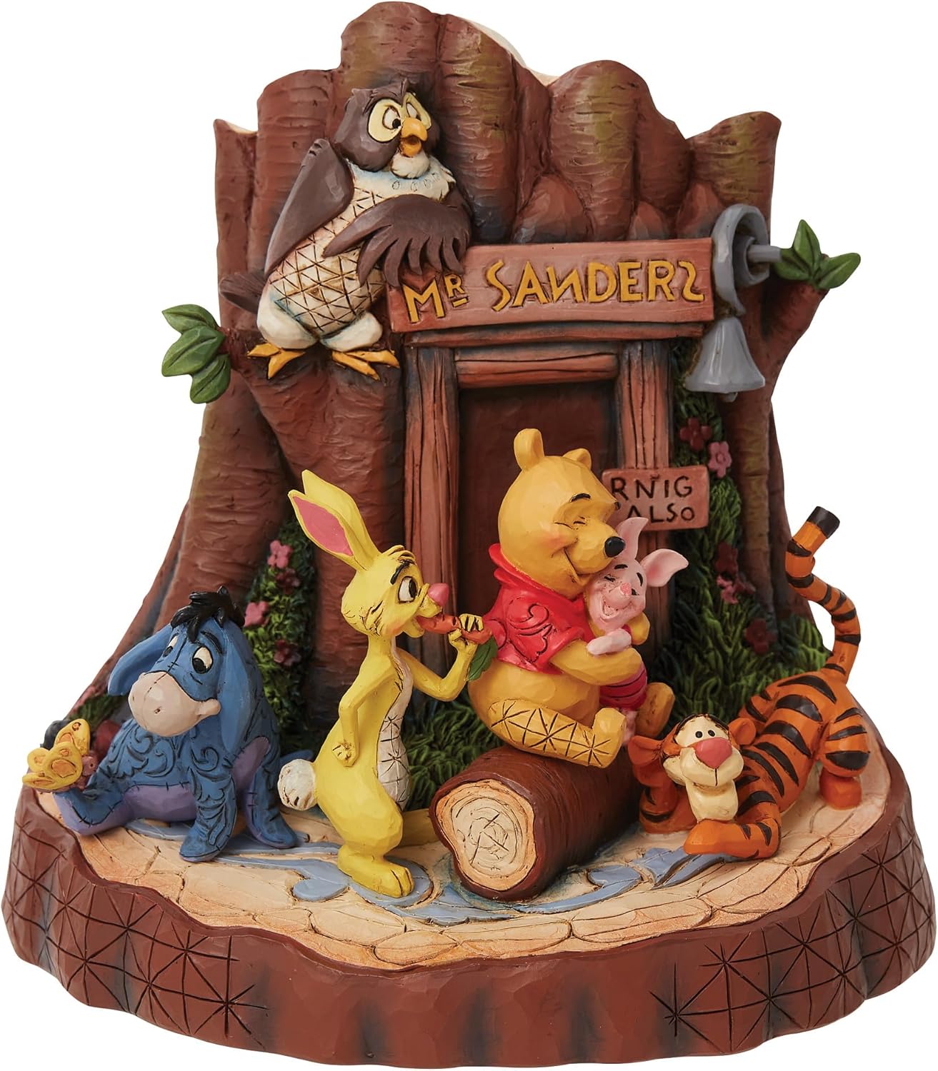 Winnie The Pooh / Winnie Puuh Carved By Heart Hundred Acre Pals - Disney Traditions 6010879 Jim Shore Disneyfigur