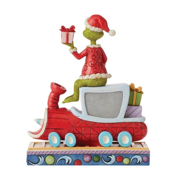 Grinch auf Zug / Grinch on Train - Grinch by Jim Shore 6010776