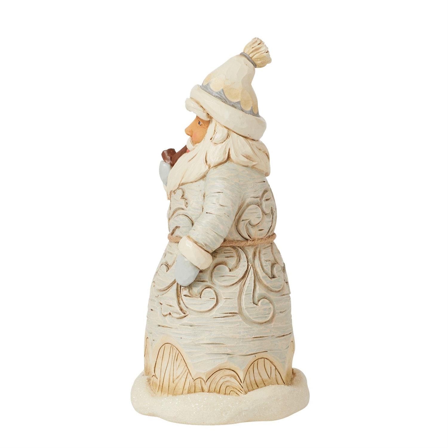 White Woodland Forest Snowday Santa Waldwintertag - Heartwood Creek Jim Shore 6015154