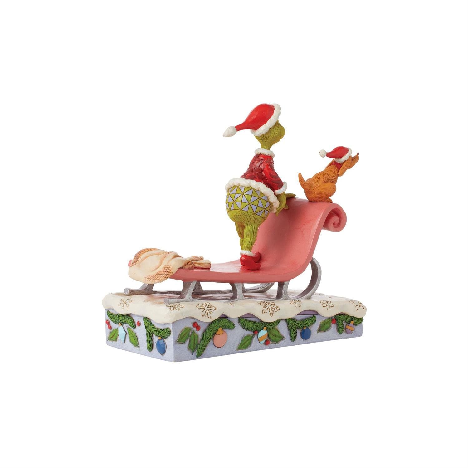 Grinch & Max auf Schlitten / on Sled - Jim Shore The Grinch 6015215