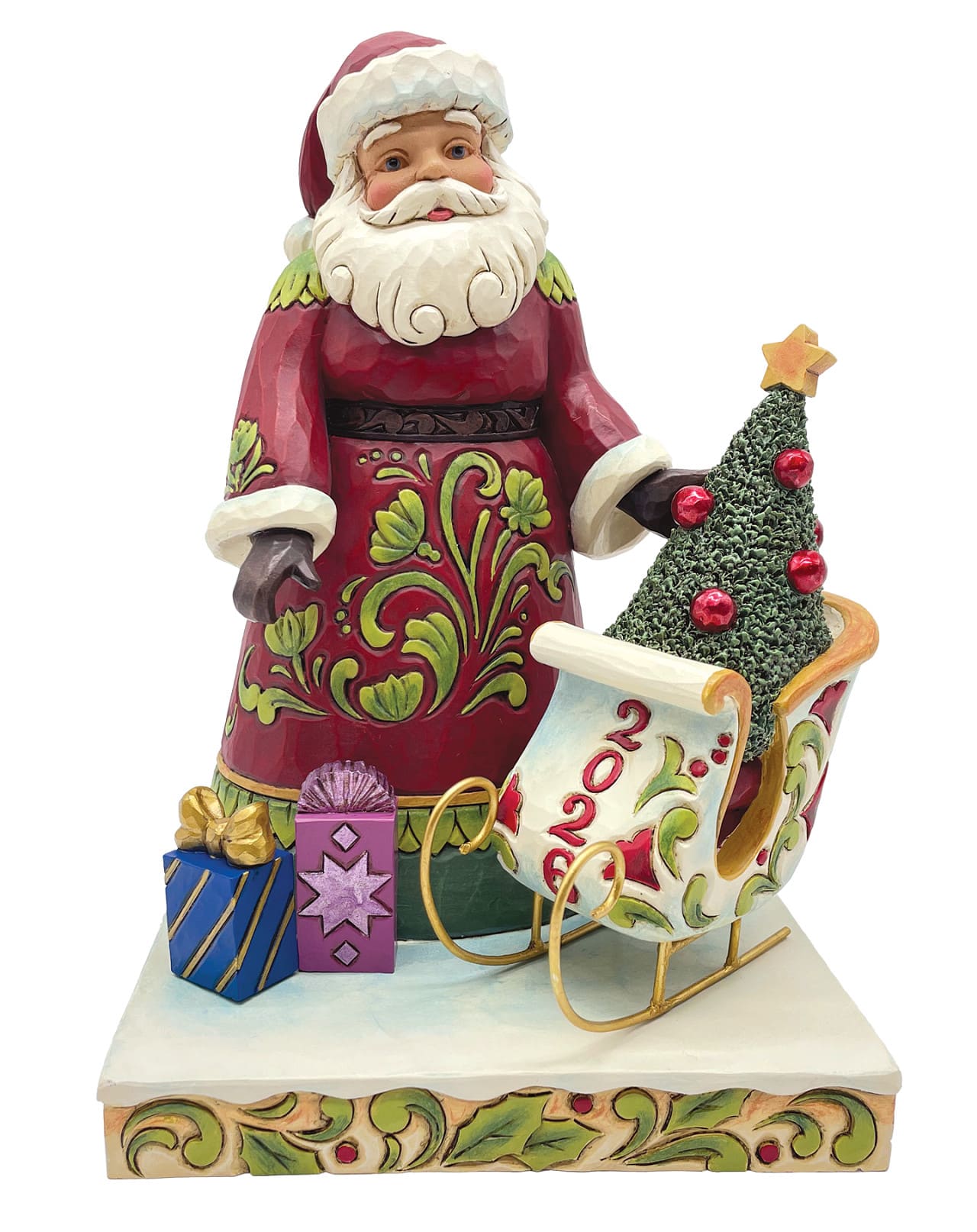 Jolly Deliveries 2026 Santa / Weihnachtsmann 6018747 - Jim Shore Heartwood Creek Weihnachtsmann mit Schlitten