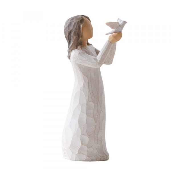 Soar - Emporsteigen / Mädchen mit Taube - Willow Tree Figur Susan Lordi 27173