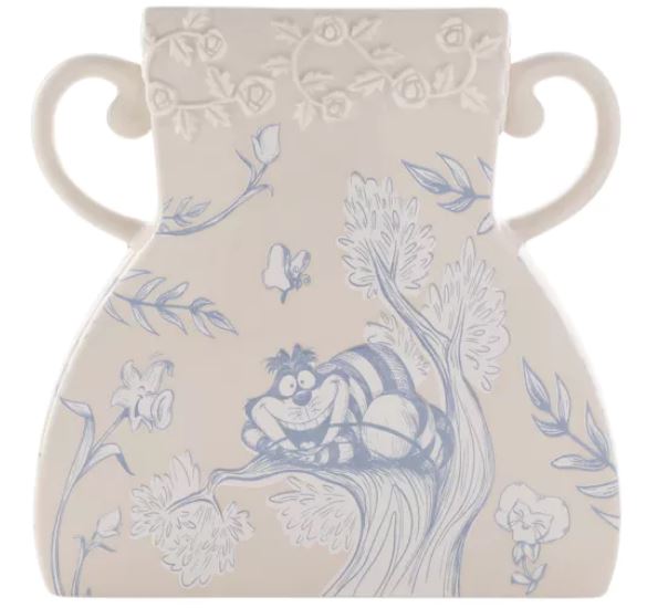 Disney Geschirr, Disney Widdop, DI2236, Disney Blumenvase, Vase, Disney Home Decor, Alice im Wunderland Vase, Grinsekatze Vase, Cheshire Ca