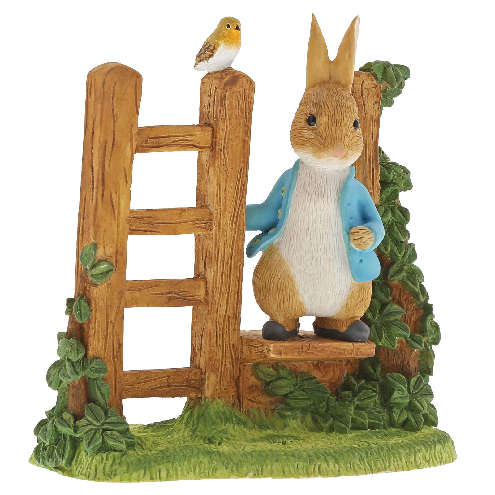 Beatrix Potter, Beatrix Potter Collection, Peter Rabbit, Benjamin Bunny, Flopsy, Jemima Puddle-Duck, Jeremy Fisher, A29835, Peter Rabbit on Wooden Stile