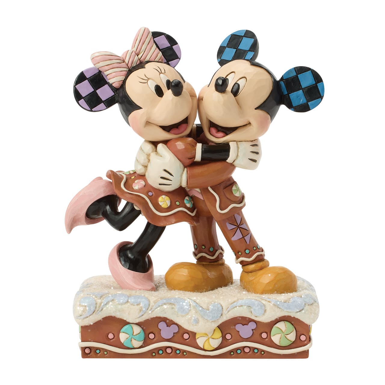 Sugarcoated Sweethearts Micky & Minnie Maus Lebkuchen-Look Gingerbread 6018705 Disney Traditions Jim Shore Disneyfigur