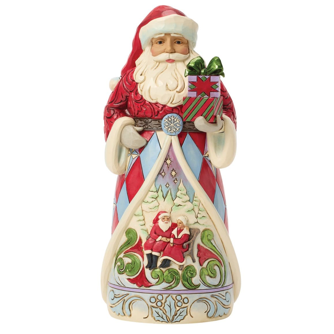 Santa & Mrs. Claus Skirt Scene Weihnachtsmann - Santa 6019096 - Heartwood Creek Jim Shore Santa