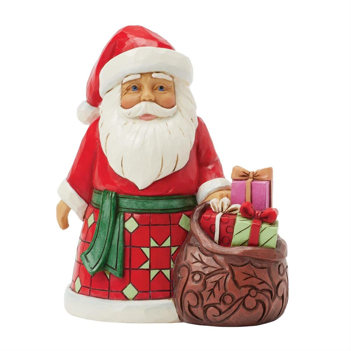 Filled with Christmas Cheer Santa - Weihnachtsmann Spielzeugsack - Heartwood Creek by Jim Shore 6017296