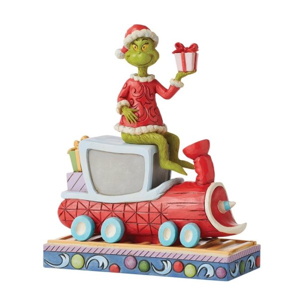 Grinch auf Zug / Grinch on Train - Grinch by Jim Shore 6010776