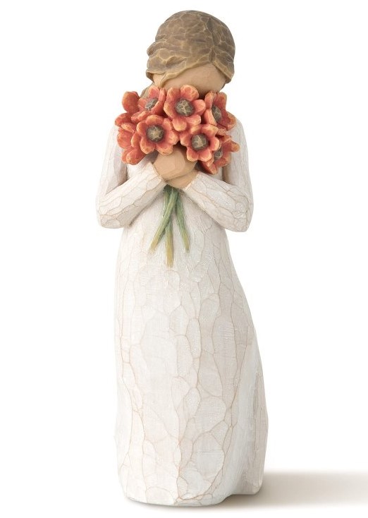 Blumenmädchen - Surrounded By Love - Umgeben von Liebe / Willow Tree Figur Susan Lordi 26233