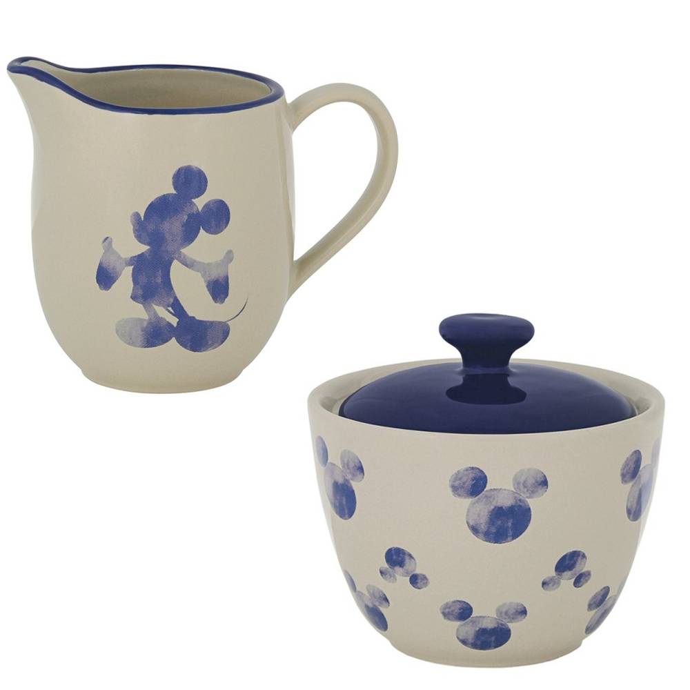 Disney Home Milchkännchen & Zuckertopf Micky Maus / Sahnekrug - Cream Jug & Sugar Bowl A30830-30831