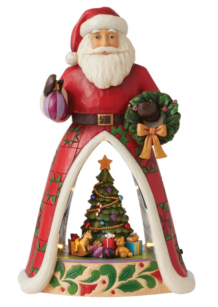 Christmas Spirit Shines Through Classic Santa 6012988 - Jim Shore Heartwood Creek Weihnachtsmann 