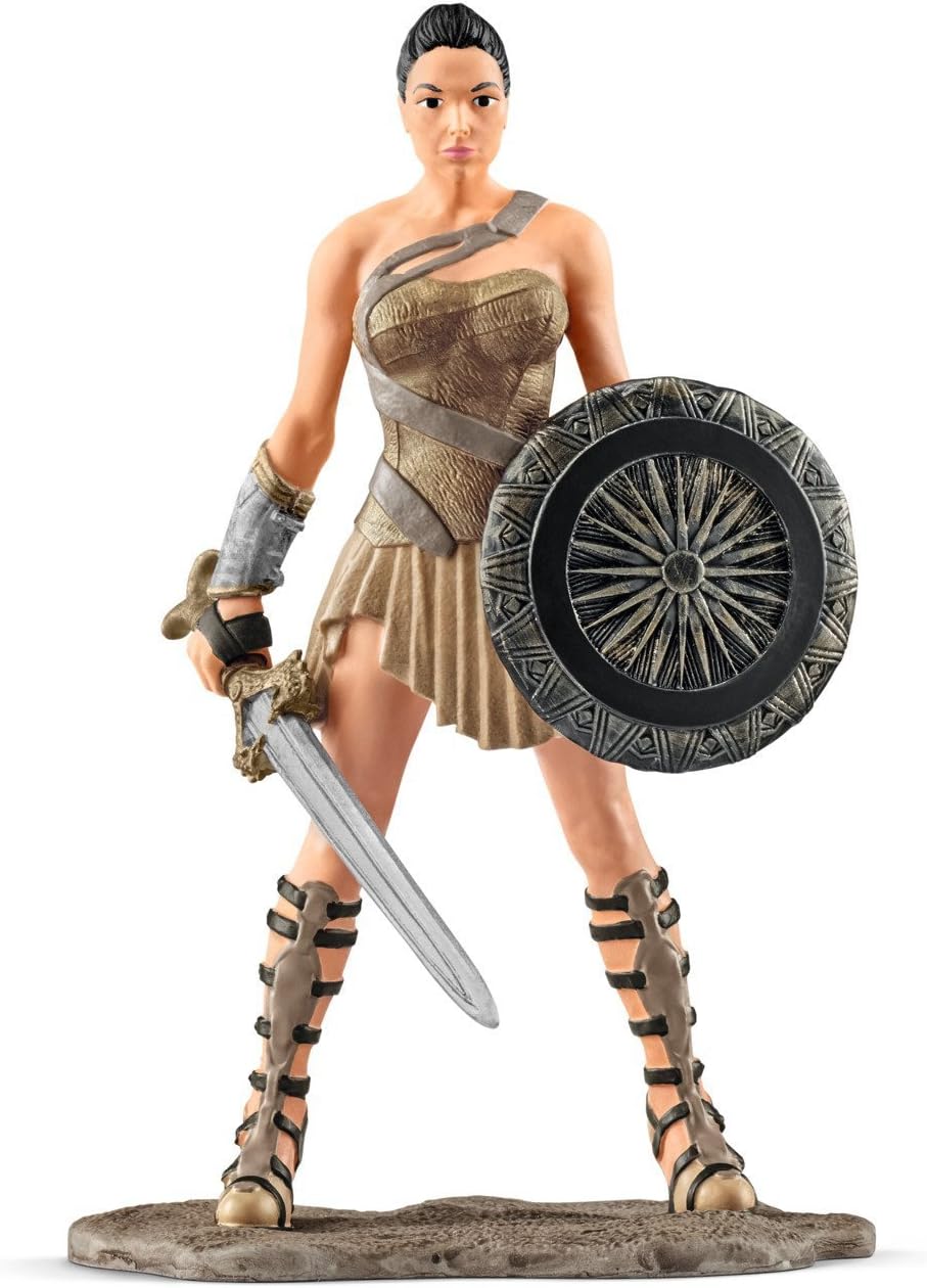 Superheldin Wonder Woman mit Schild DC Justice League - Schleichfigur Marvel 22557