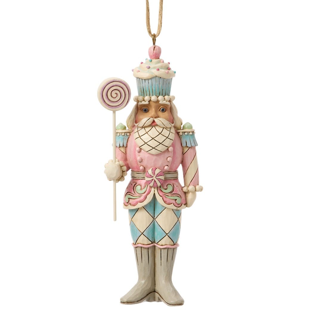 Pastel Winter Wonder's Peppermint Twist Toy Soldier Ornament / Spielzeugsoldat - Heartwood Creek by Jim Shore 6018898
