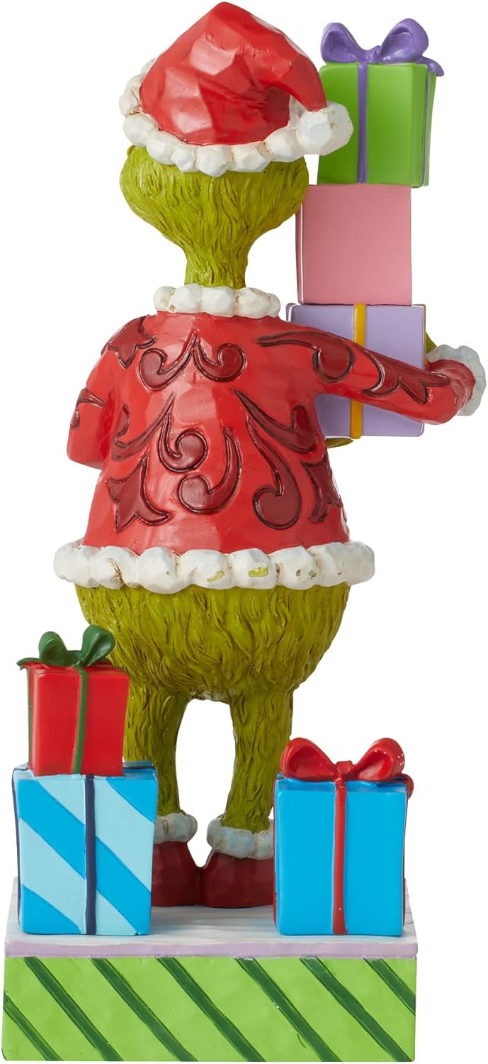 Grinch mit Geschenken / Grinch Holding Presents - Grinch by Jim Shore 6010778