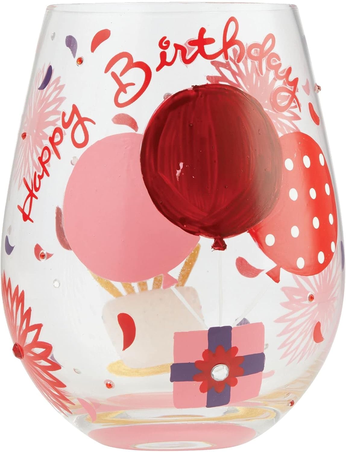 Trinkglas - My Red Hot Birthday - Geburtstagsglas - Lolita Stemless Trinkglas 6010146