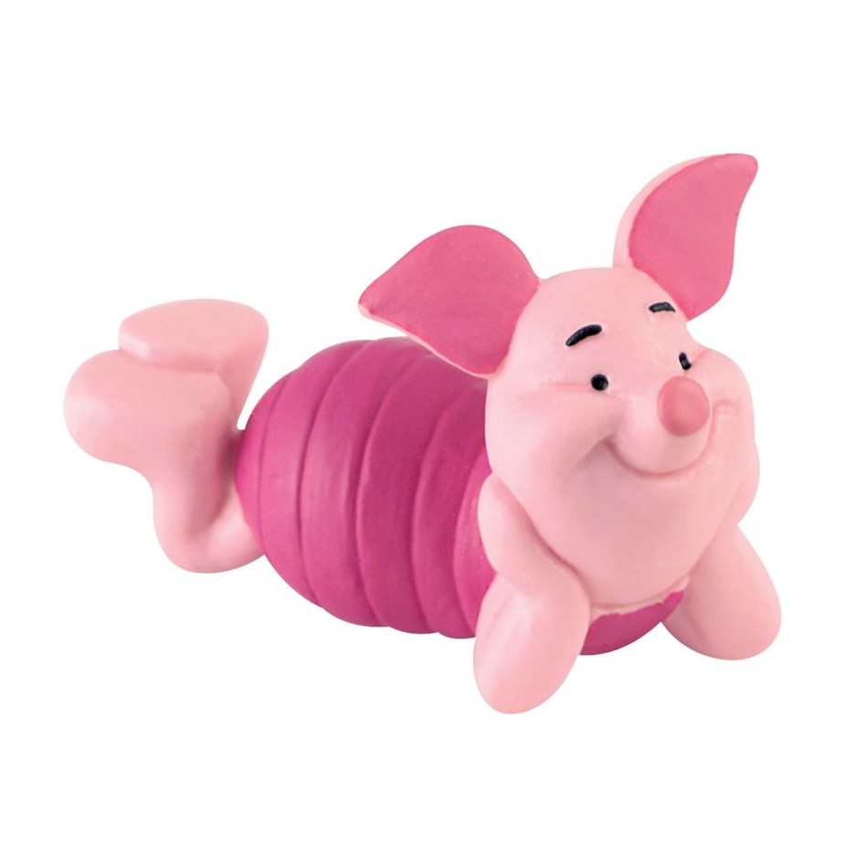 Winnie Pooh & Friends - Piglet / Ferkel Walt Disney Spielfigur - Tortenfigur - Disneyfigur Bullyland 12344